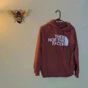 The North Face burgundy hoodie, medium